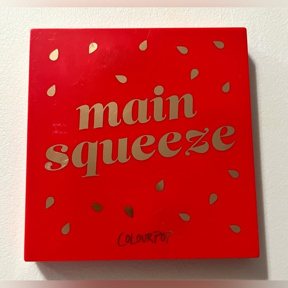 ColourPop Main Squeeze Eye Shadow 9 Color Palette Shades of Red - Picture 1 of 8